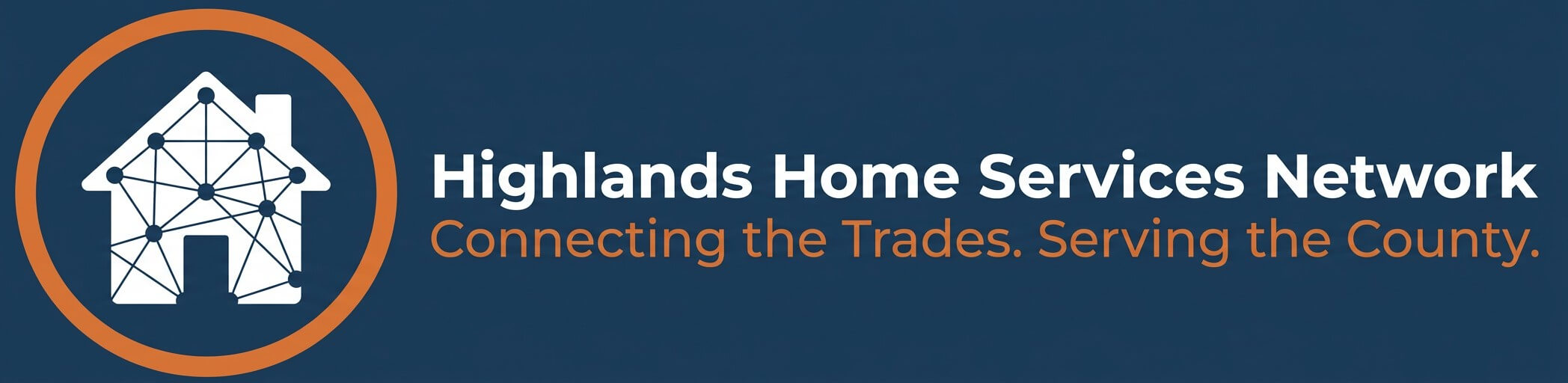 Highlands Home Services Network logo connecting licensed Highlands County contractors with exclusive leads